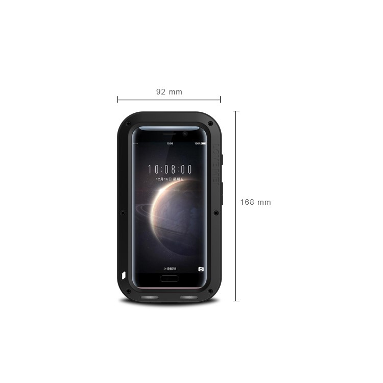 LOVE MEI Powerful Drop-proof Dust-proof Shockproof Moilbe Case for Huawei Honor Magic - Black-6