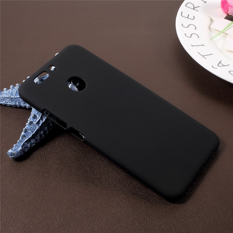 Rubberized Hard Plastic Case for Huawei Honor 8 Pro / Honor V9 - Black-3