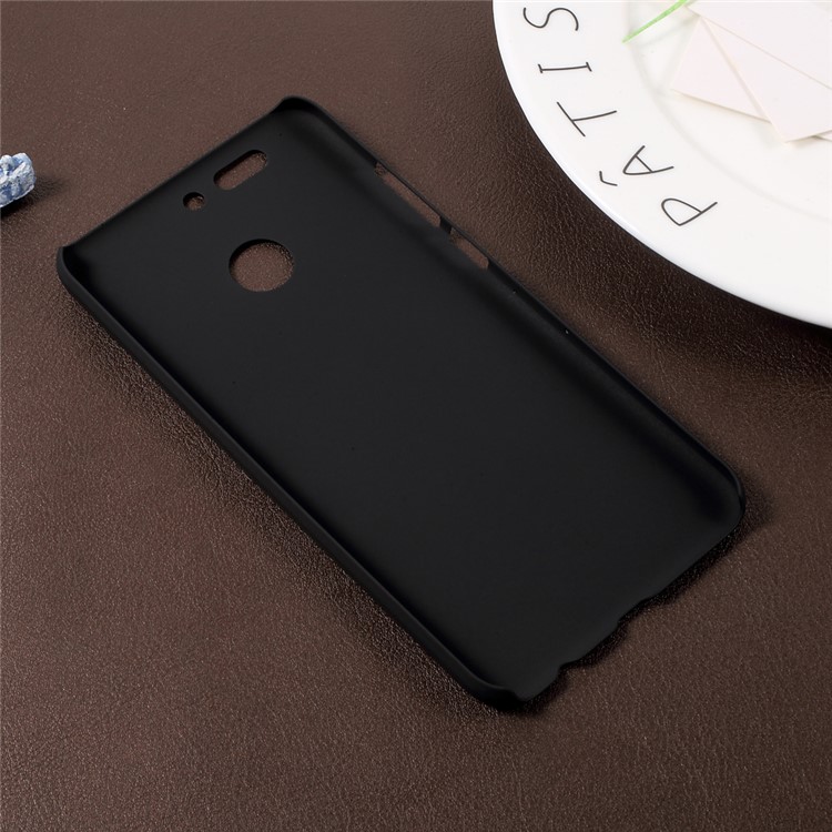 Rubberized Hard Plastic Case for Huawei Honor 8 Pro / Honor V9 - Black-4