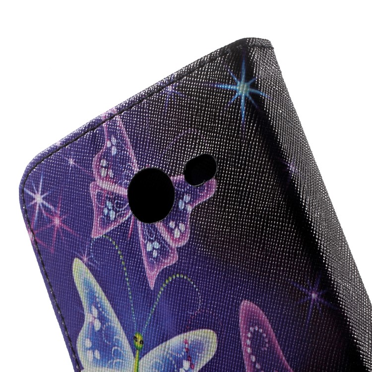 Patterned Leather Wallet Case for Samsung Galaxy J5 (2017) - Shiny Butterflies-7