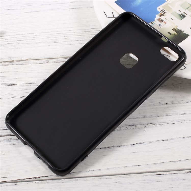 Matte Anti-fingerprint Soft TPU Protective Case for Huawei P10 Lite - Black-2