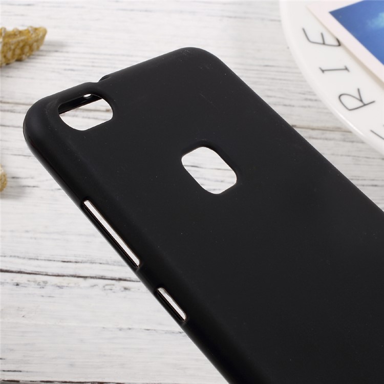 Matte Anti-fingerprint Soft TPU Protective Case for Huawei P10 Lite - Black-4
