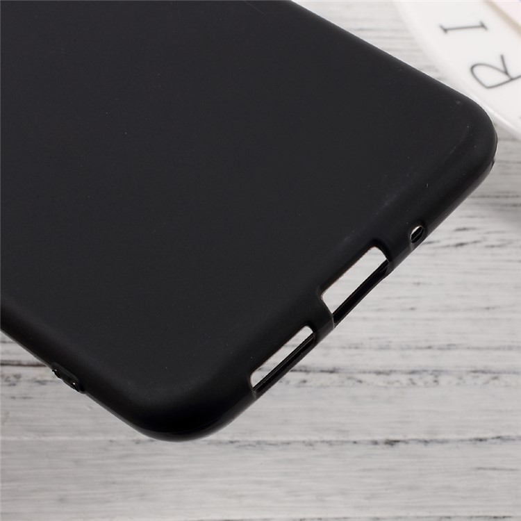Matte Anti-fingerprint Soft TPU Protective Case for Huawei P10 Lite - Black-5