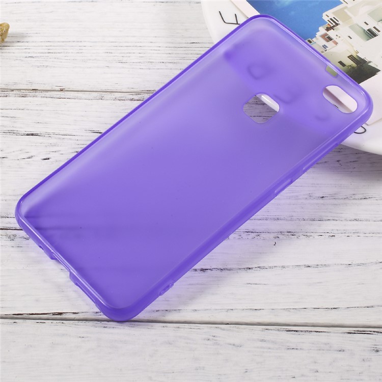 For Huawei P10 Lite Matte Anti-fingerprint Soft TPU Protective Case - Purple-2