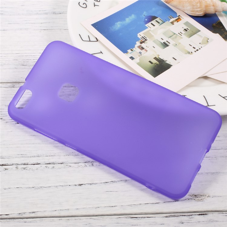 For Huawei P10 Lite Matte Anti-fingerprint Soft TPU Protective Case - Purple-3
