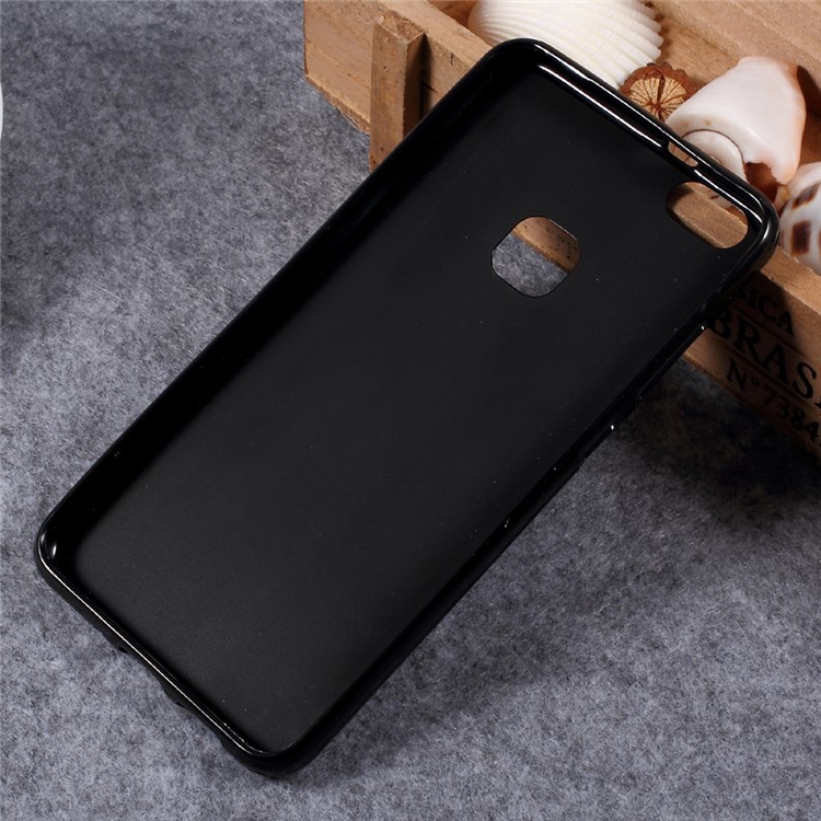 Dual-sided Matte TPU Cell Phone Case for Huawei P10 Lite - Black-2