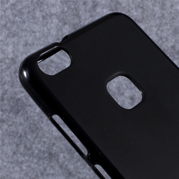 Dual-sided Matte TPU Cell Phone Case for Huawei P10 Lite - Black-4