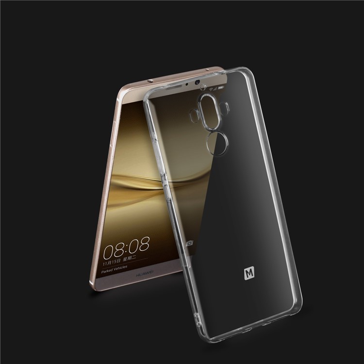 MOMAX 0.6mm Ultra-thin Transparent TPU Cover Shell for Huawei Mate 9 - Transparent-9