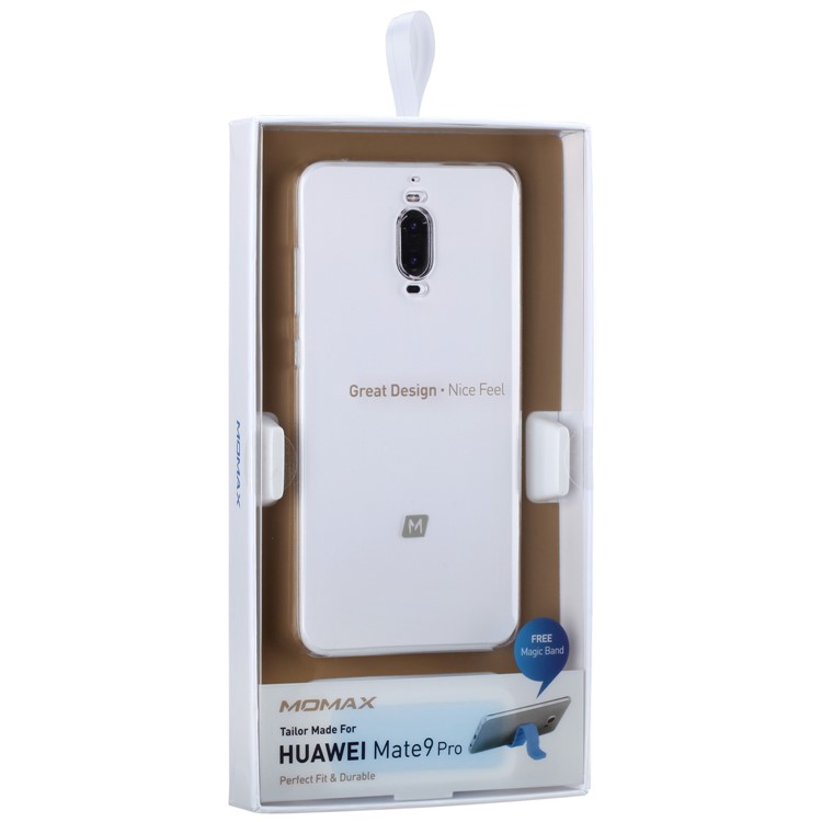 MOMAX 0.6mm Ultra-thin Transparent TPU Shell for Huawei Mate 9 Pro/Porsche Design - Transparent-13