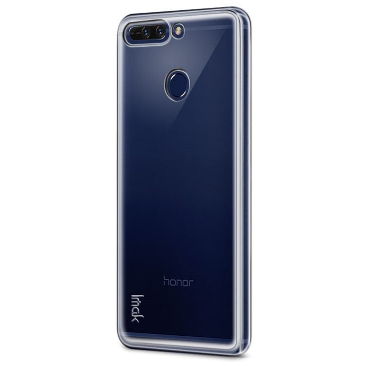 IMAK Stealth Clear TPU Soft Case with Screen Protector Film for Huawei Honor 8 Pro / Honor V9 - Transparent-4