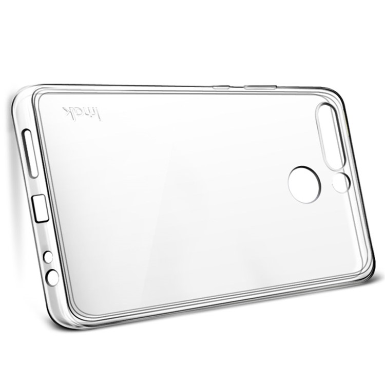 IMAK Stealth Clear TPU Soft Case with Screen Protector Film for Huawei Honor 8 Pro / Honor V9 - Transparent-5