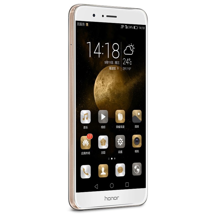 IMAK Stealth Clear TPU Soft Case with Screen Protector Film for Huawei Honor 8 Pro / Honor V9 - Transparent-8