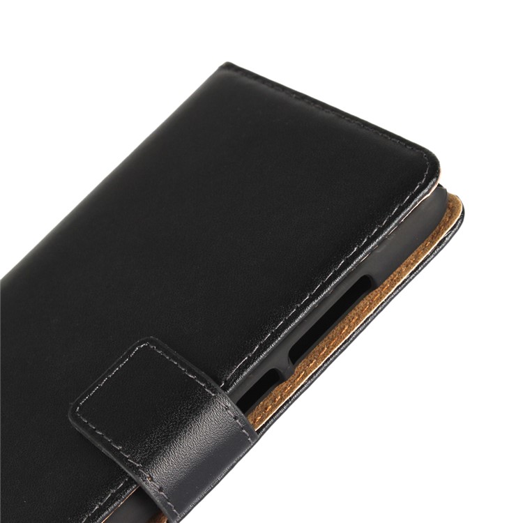 Split Leather Phone Case with Wallet Slots for Huawei Y6 II/Y6II/Honor 5A - Black-6