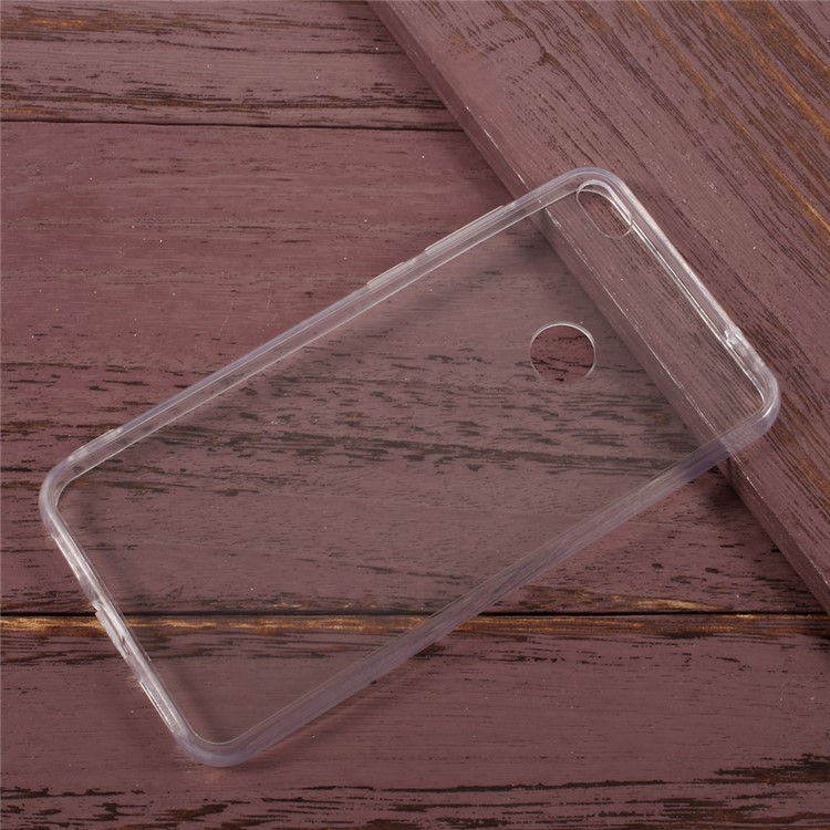 Hybrid Clear PC + TPU Cell Phone Case for Huawei P8 Lite (2017) / Honor 8 Lite - Transparent-1