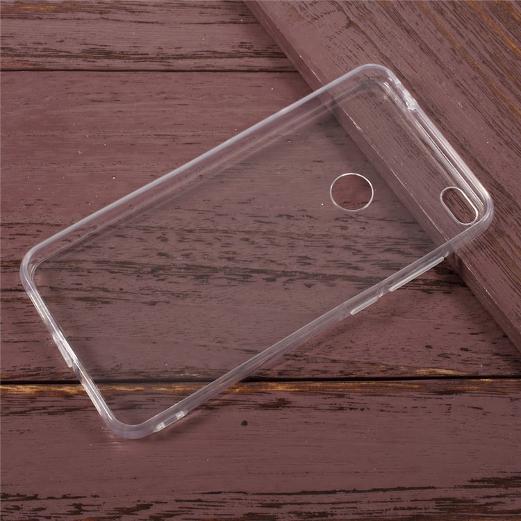 Hybrid Clear PC + TPU Cell Phone Case for Huawei P8 Lite (2017) / Honor 8 Lite - Transparent-2