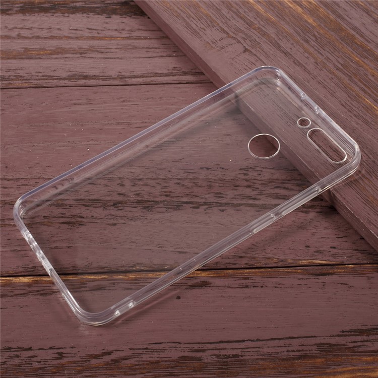 Hybrid PC + TPU Mobile Phone Case Cover for Huawei Honor 8 Pro / Honor V9 - Transparent-2