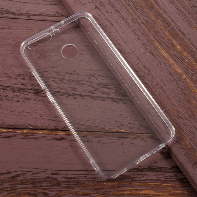 Hybrid PC + TPU Mobile Phone Case Cover for Huawei Honor 8 Pro / Honor V9 - Transparent-3