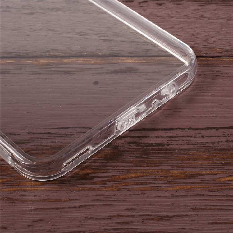 Hybrid PC + TPU Mobile Phone Case Cover for Huawei Honor 8 Pro / Honor V9 - Transparent-5