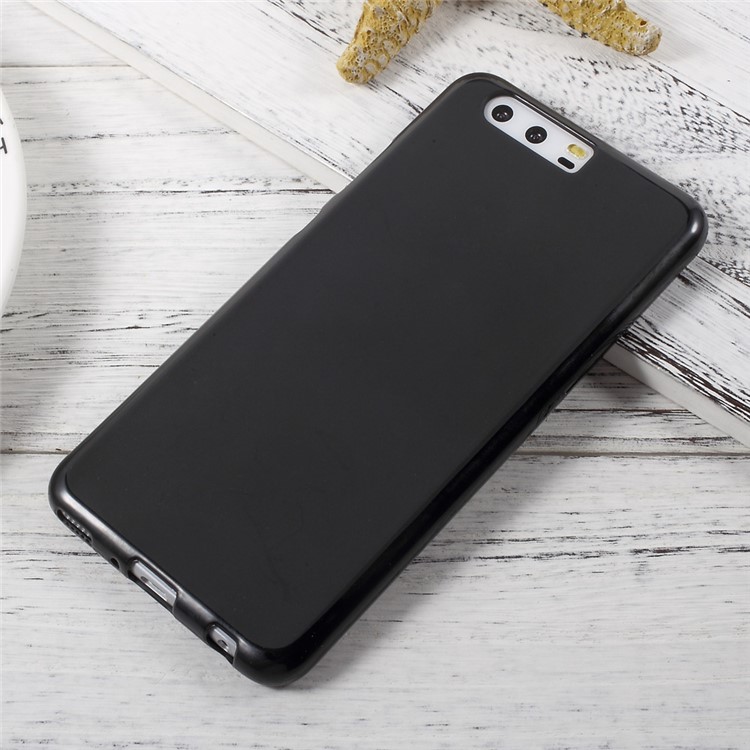 Dual-sided Matte Soft TPU Case for Huawei P10 Plus - Black-1