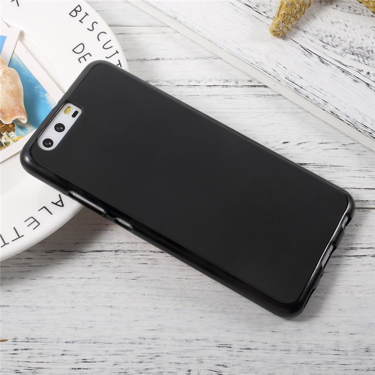 Dual-sided Matte Soft TPU Case for Huawei P10 Plus - Black-4