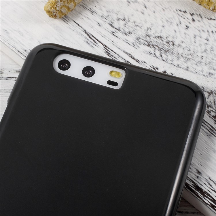 Dual-sided Matte Soft TPU Case for Huawei P10 Plus - Black-5