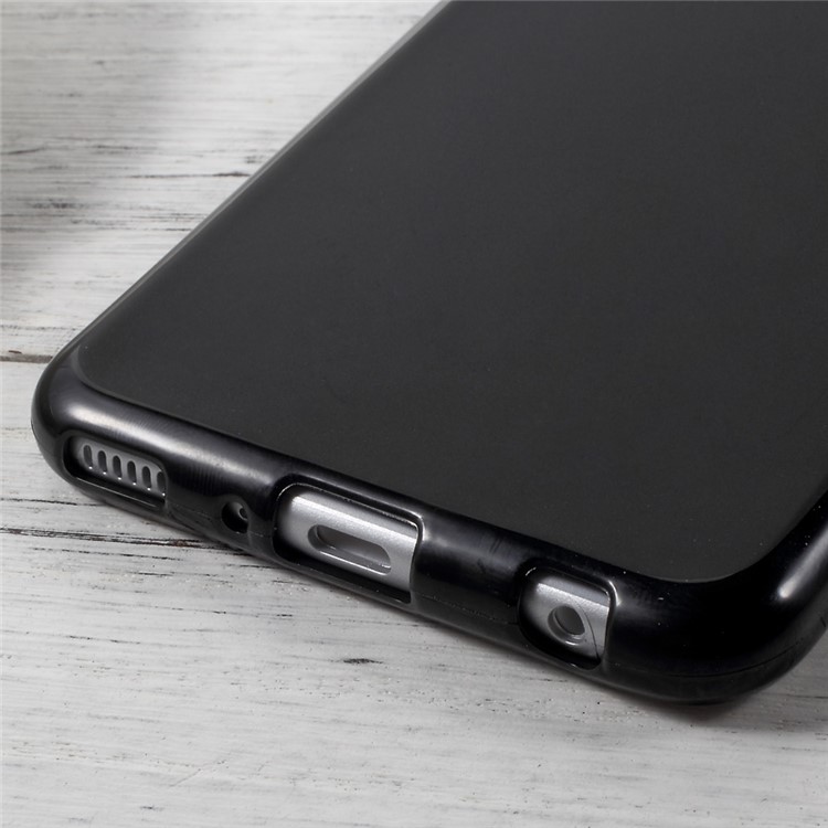 Dual-sided Matte Soft TPU Case for Huawei P10 Plus - Black-6