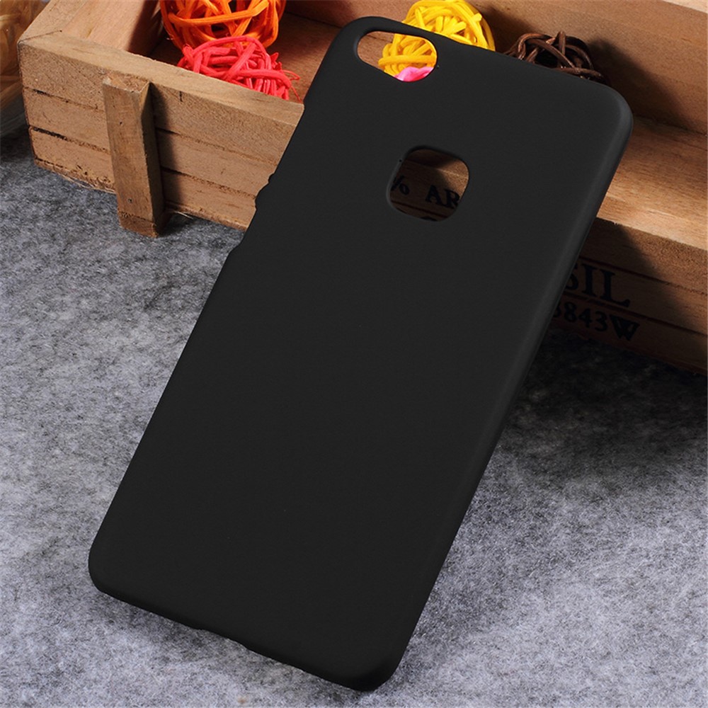 Rubberized PC Hard Phone Protective Cover Case for Huawei P10 Lite - Black-7