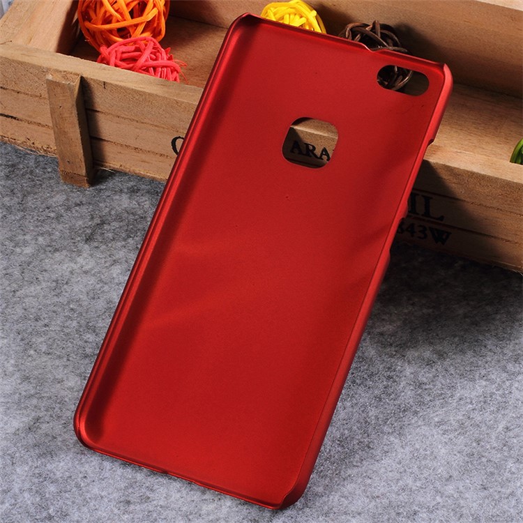 Case de Cubierta Móvil Dura de PC de Goma Para Huawei P10 Lite - Rojo