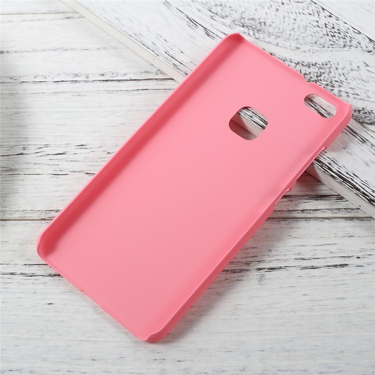 Rubberized PC Hard Phone Protective Case Shell for Huawei P10 Lite - Pink-4