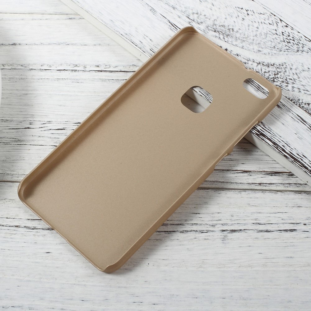 Rubberized Plastic Hard Phone Protective Cover Case for Huawei P10 Lite - Gold-4