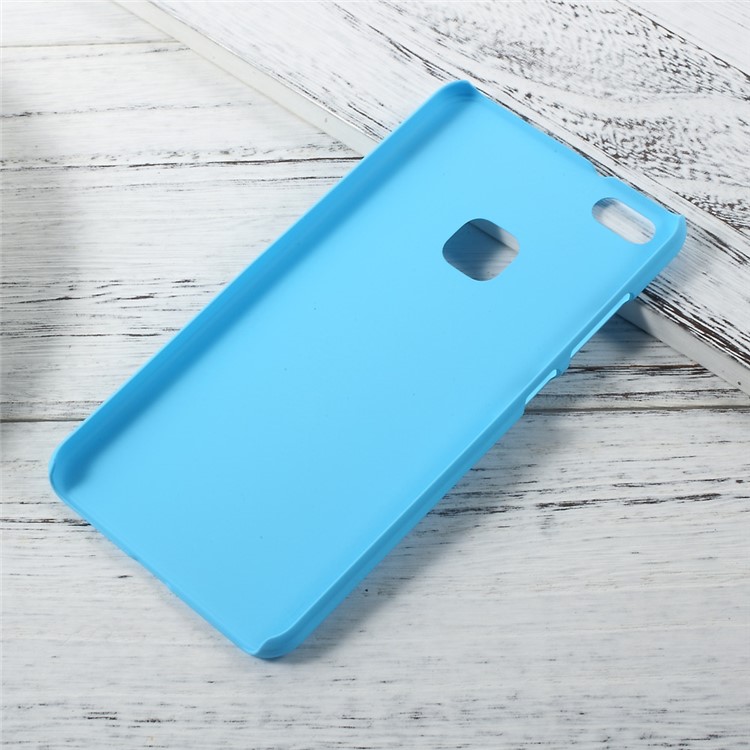 Rubberized PC Hard Phone Protector Cover Case for Huawei P10 Lite - Baby Blue-4