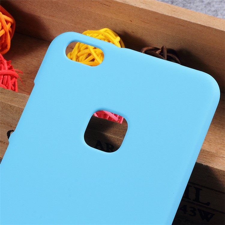 Gummierte PC Hard Phone Protector Cover Hülle Für Huawei P10 Lite - Baby Blau-8