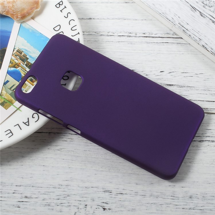 For Huawei P10 Lite Rubberized PC Hard Back Protective Cover Case - Purple-3