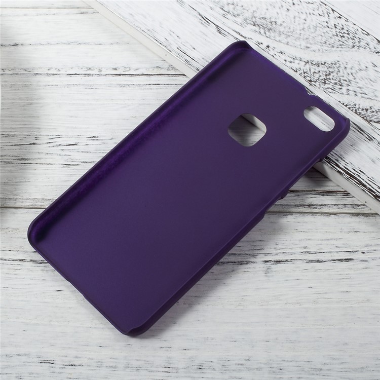 For Huawei P10 Lite Rubberized PC Hard Back Protective Cover Case - Purple-4