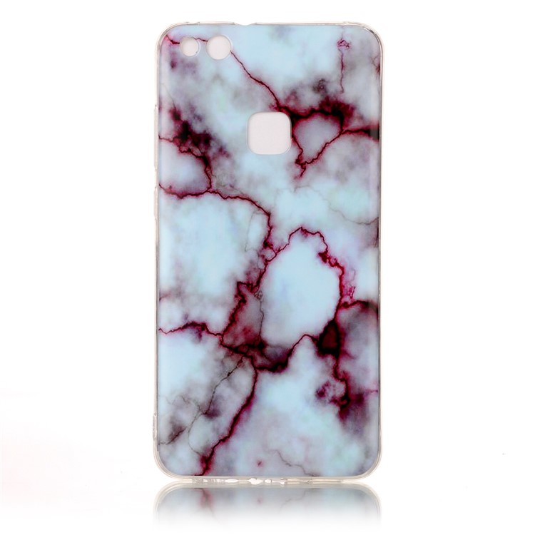Marble Pattern IMD TPU Cell Phone Cover for Huawei P10 Lite - Purple-2
