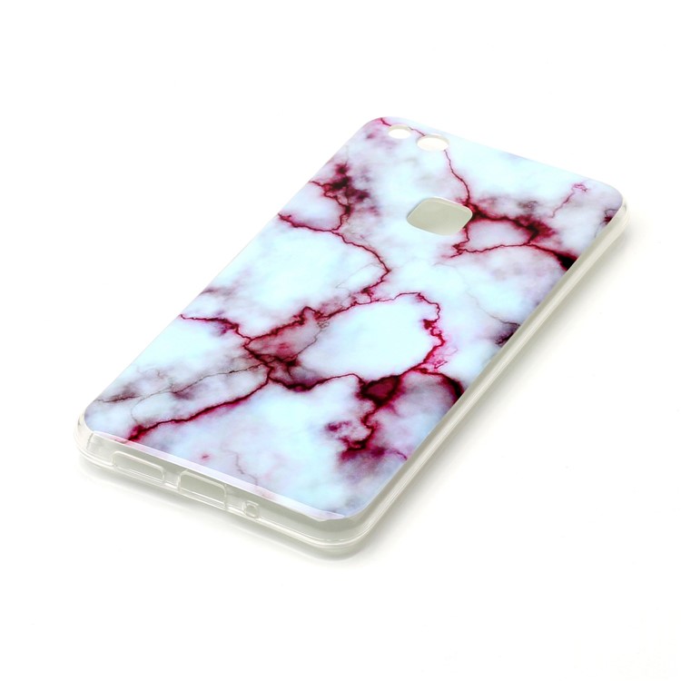 Marble Pattern IMD TPU Cell Phone Cover for Huawei P10 Lite - Purple-3