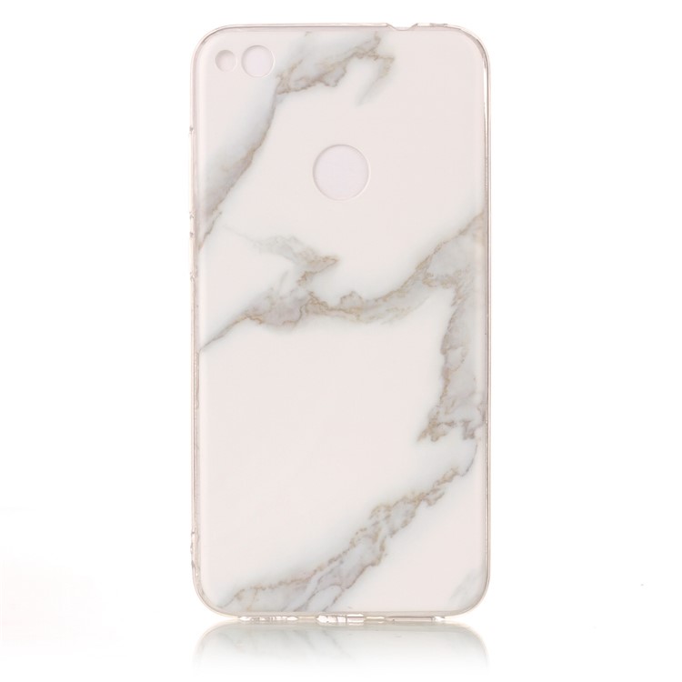 Marble Pattern IMD TPU Protection Case for Huawei P8 Lite (2017) / Honor 8 Lite - White-2