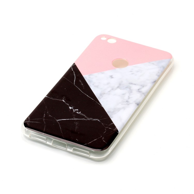 Marble Pattern IMD TPU Mobile Cover Case for Huawei P8 Lite (2017) / Honor 8 Lite - Pink / Grey / Black-3