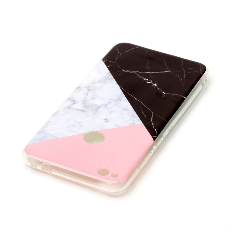 Marble Pattern IMD TPU Mobile Cover Case for Huawei P8 Lite (2017) / Honor 8 Lite - Pink / Grey / Black-4