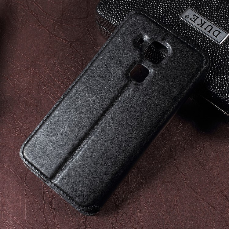 ROAR KOREA Noble Leather View Window Flip Case for Huawei Nova Plus / G9 Plus / Maimang 5 - Black-2