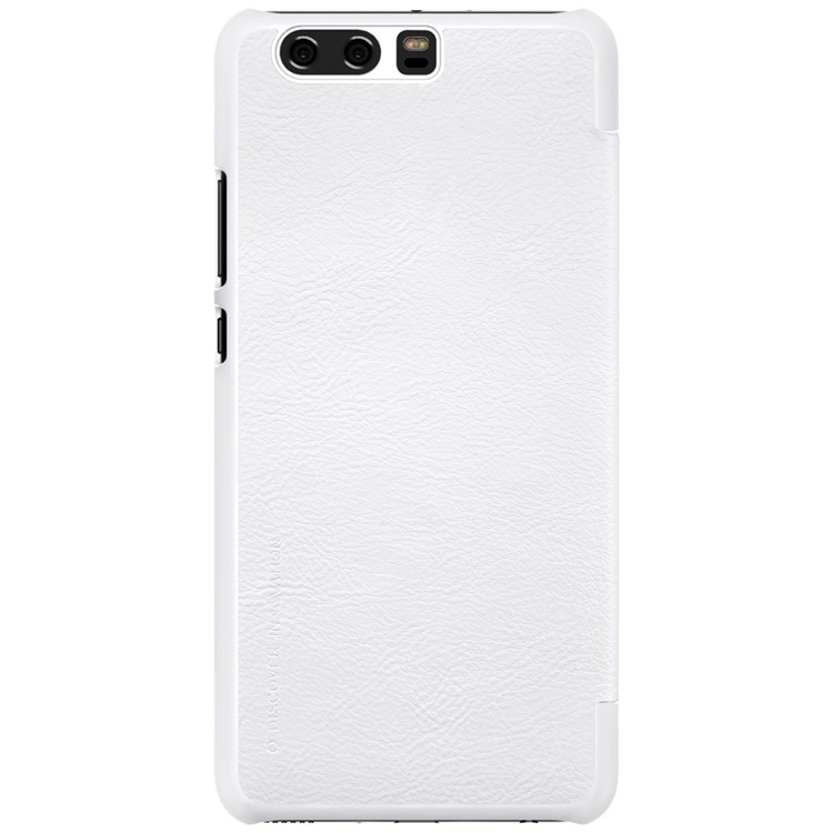 NILLKIN Qin Series View Window Leather Smart Phone Case for Huawei P10 Plus - White-3