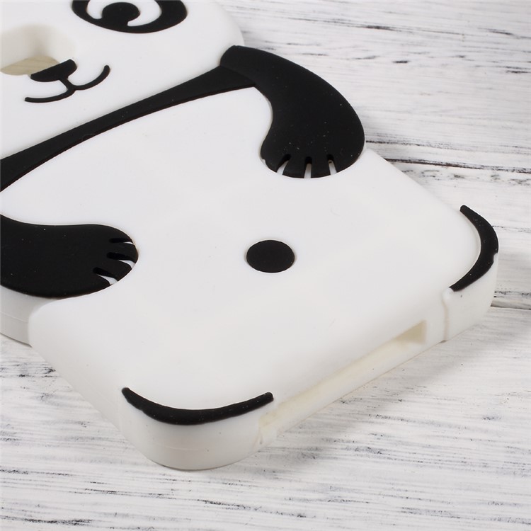 Cute 3D Panda Silicone Phone Accessory Case for Huawei P10 Lite - Black-5