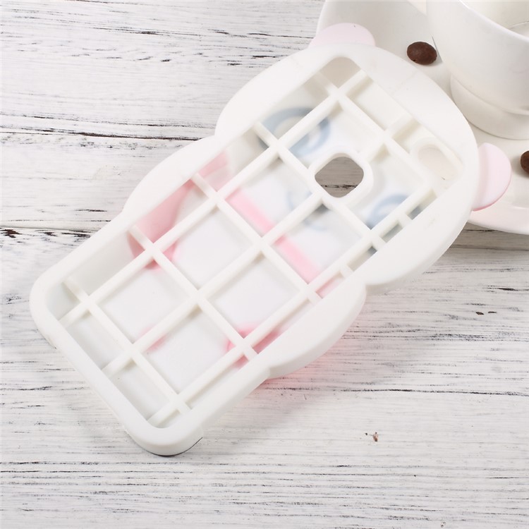 For Huawei P10 Lite Cute 3D Panda Silicone Phone Case Cover - Pink-2