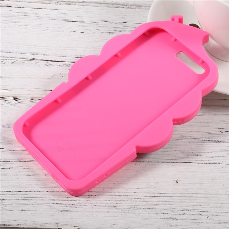 3D Cherry Ice Cream Silicone Mobile Phone Case for Huawei P10 Plus - Rose-6