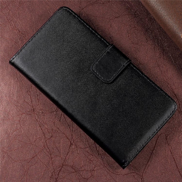 Wallet Stand Split Leather Phone Case Cover for Huawei P10 - Black-3