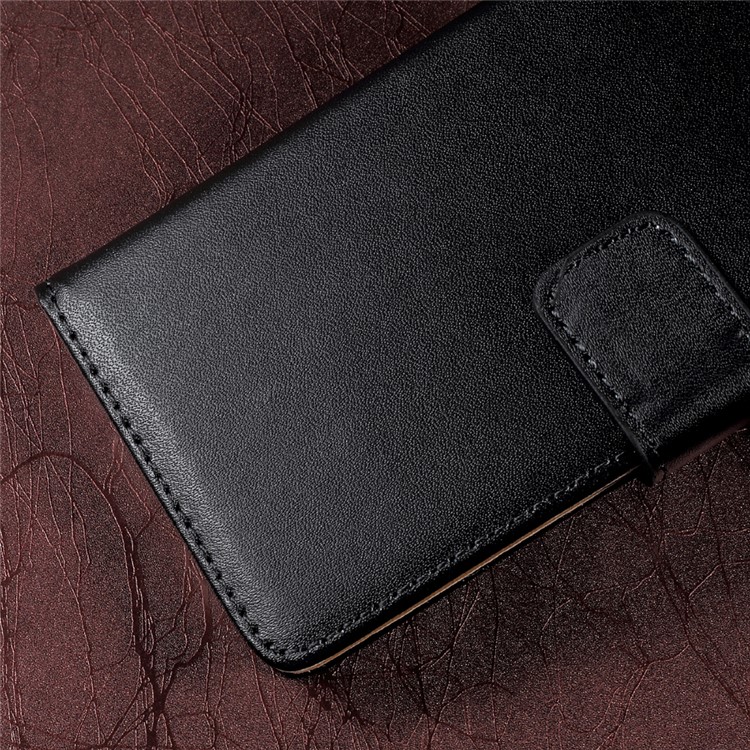 Wallet Stand Split Leather Phone Case Cover for Huawei P10 - Black-7