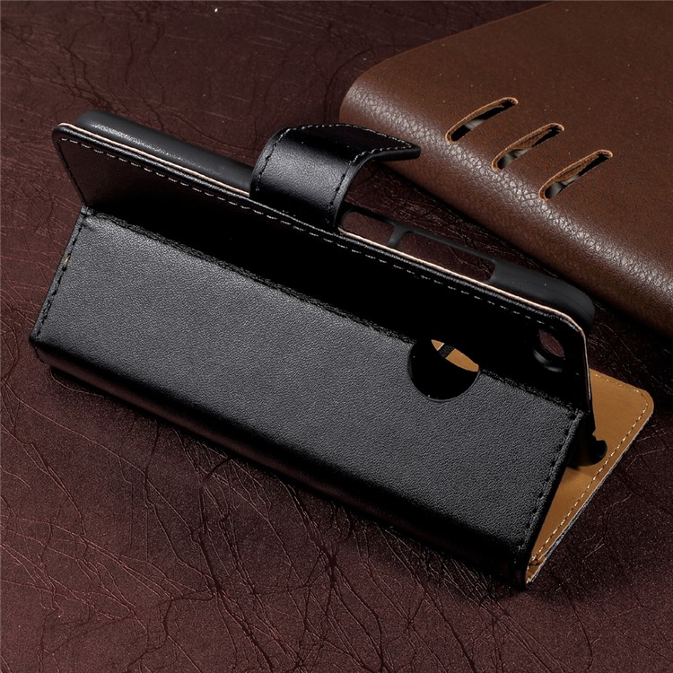 Wallet Stand Split Leather Phone Case for Huawei P8 Lite (2017) / Honor 8 Lite - Black-4
