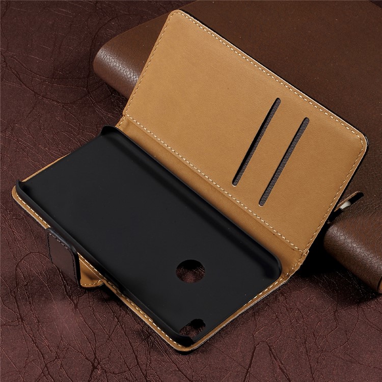 Wallet Stand Split Leather Phone Case for Huawei P8 Lite (2017) / Honor 8 Lite - Black-6