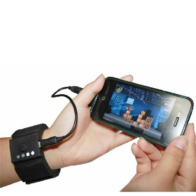 1500mAh Wrist Power Bank Wearable External Battery Charger for iPhone Samsung Huawei - Black-11