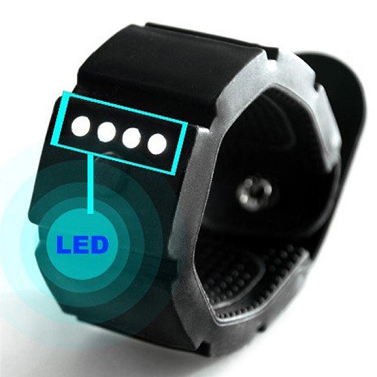 1500mAh Wrist Power Bank Wearable External Battery Charger for iPhone Samsung Huawei - Black-15